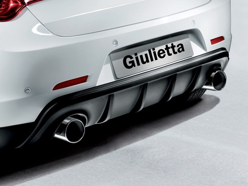 Rear Diffuser Alfa Romeo Giulietta (Exhaust L+R) Rear Diffuser Alfa Romeo Giulietta (Exhaust L+R)
