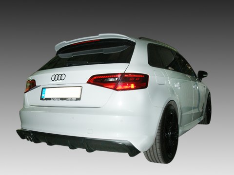 Rear Diffuser Audi A3 8V Sportback (2013-2016) (Single Exhaust) Rear Diffuser Audi A3 8V Sportback (2013-2016) (Single Exhaust)