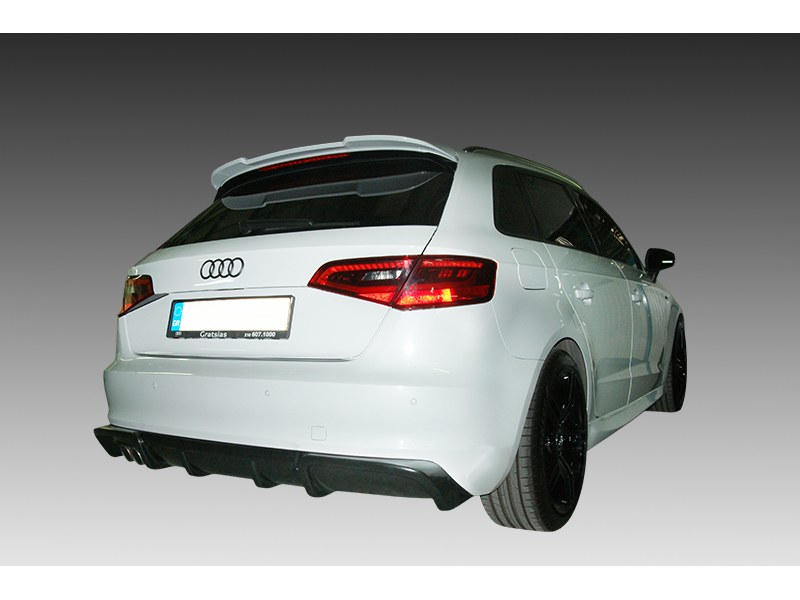Rear Diffuser Audi A3 8V Sportback (2013-2016) (Single Exhaust) Rear Diffuser Audi A3 8V Sportback (2013-2016) (Single Exhaust)