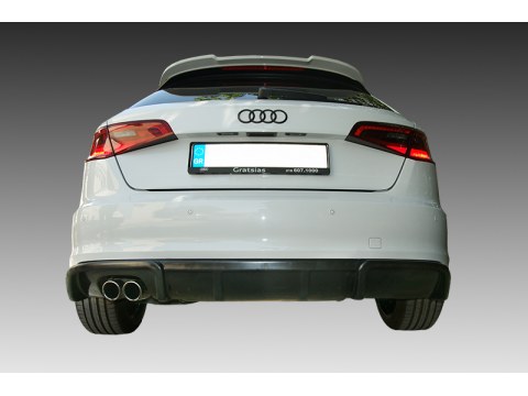 Rear Diffuser Audi A3 8V Sportback (2013-2016) (Single Exhaust) -  Rear Diffuser Audi A3 8V Sportback (2013-2016) (Single Exhaust) -