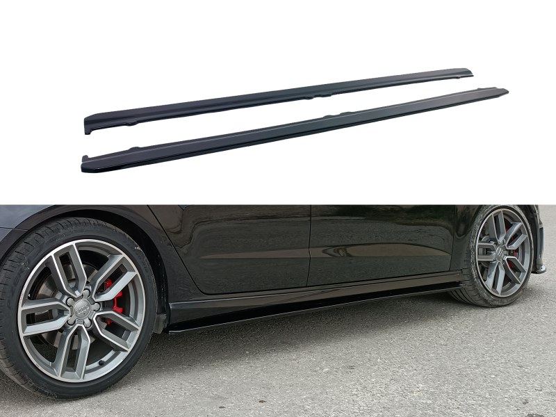 Side Skirts Extensions Audi S3 / A3 S-Line 8V / 8V FL Sportback