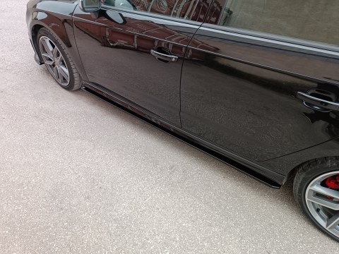 Side Skirts Extensions Audi S3 / A3 S-Line 8V / 8V FL Sportback - 