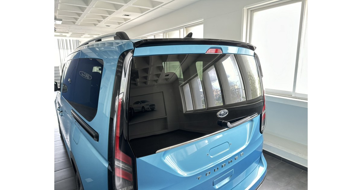 Motordrome Design Rear Wing Roof Spoiler V.1 Tailgate Ford Transit Custom Mk1 2012-2023 PU