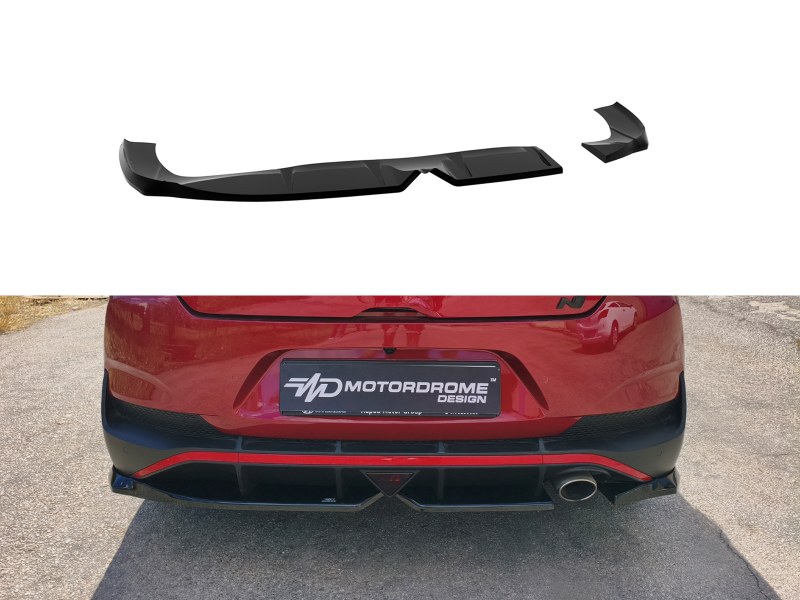 Rear Splitter Hyundai i30 Mk3 N-Line Fastback Facelift Rear Splitter Hyundai i30 Mk3 N-Line Fastback Facelift
