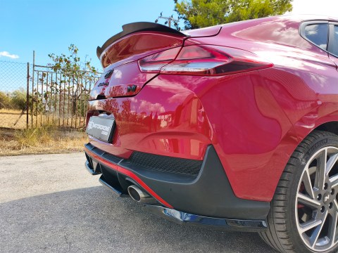 Rear Splitter Hyundai i30 Mk3 N-Line Fastback Facelift -  Rear Splitter Hyundai i30 Mk3 N-Line Fastback Facelift -