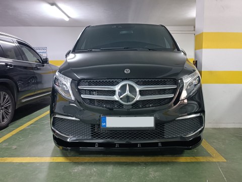 Front Splitter Mercedes V-Class W447 Facelift (2019-) -  Front Splitter Mercedes V-Class W447 Facelift (2019-) -