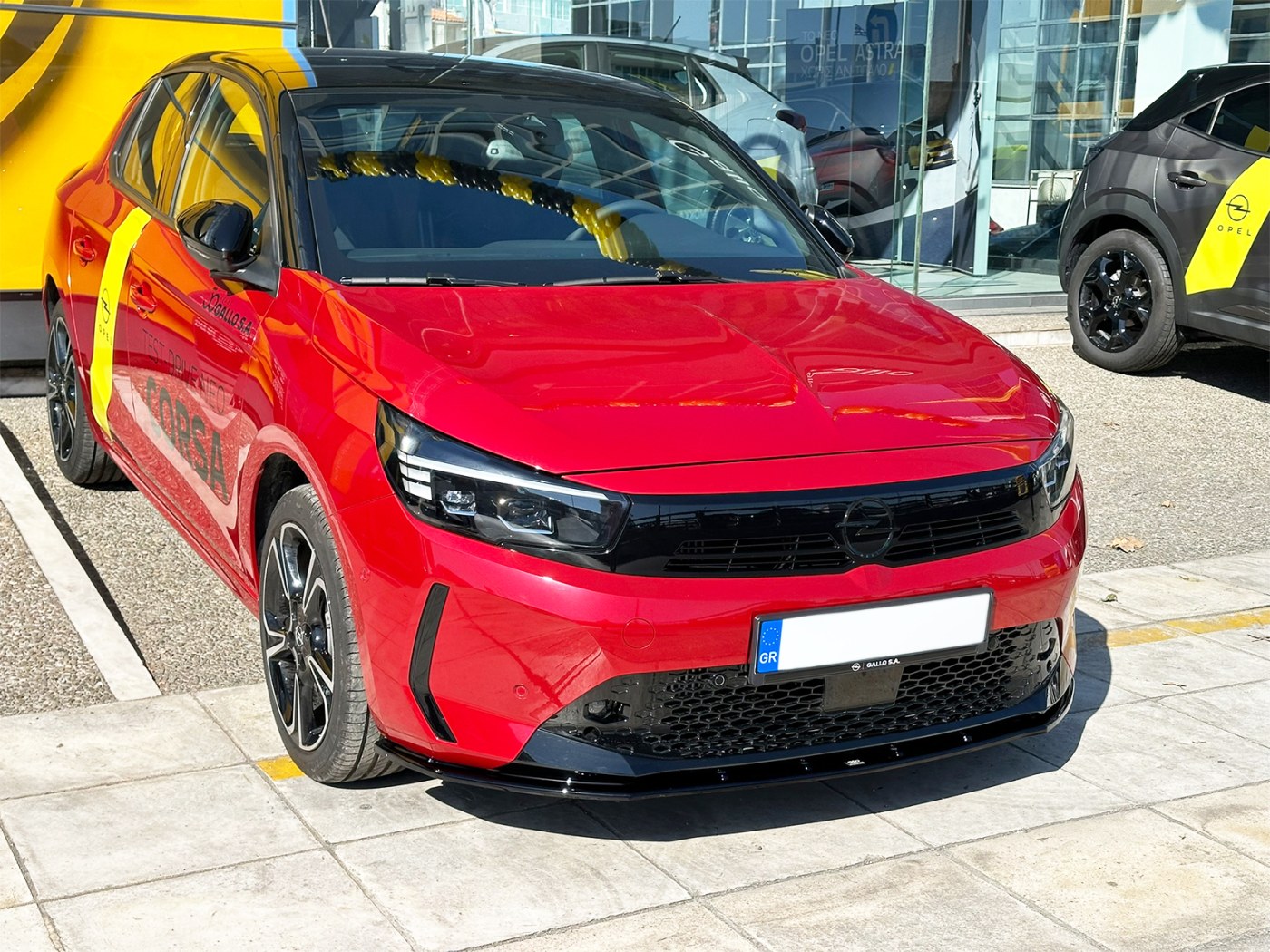 RDX Frontspoiler VARIO-X für OPEL Corsa E Frontlippe Front Ansatz Vorne Spoilerl
