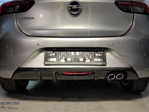 Rear Diffuser with Dual Exhaust Opel Corsa F GS-Line (2019-) Rear Diffuser with Dual Exhaust Opel Corsa F GS-Line (2019-)
