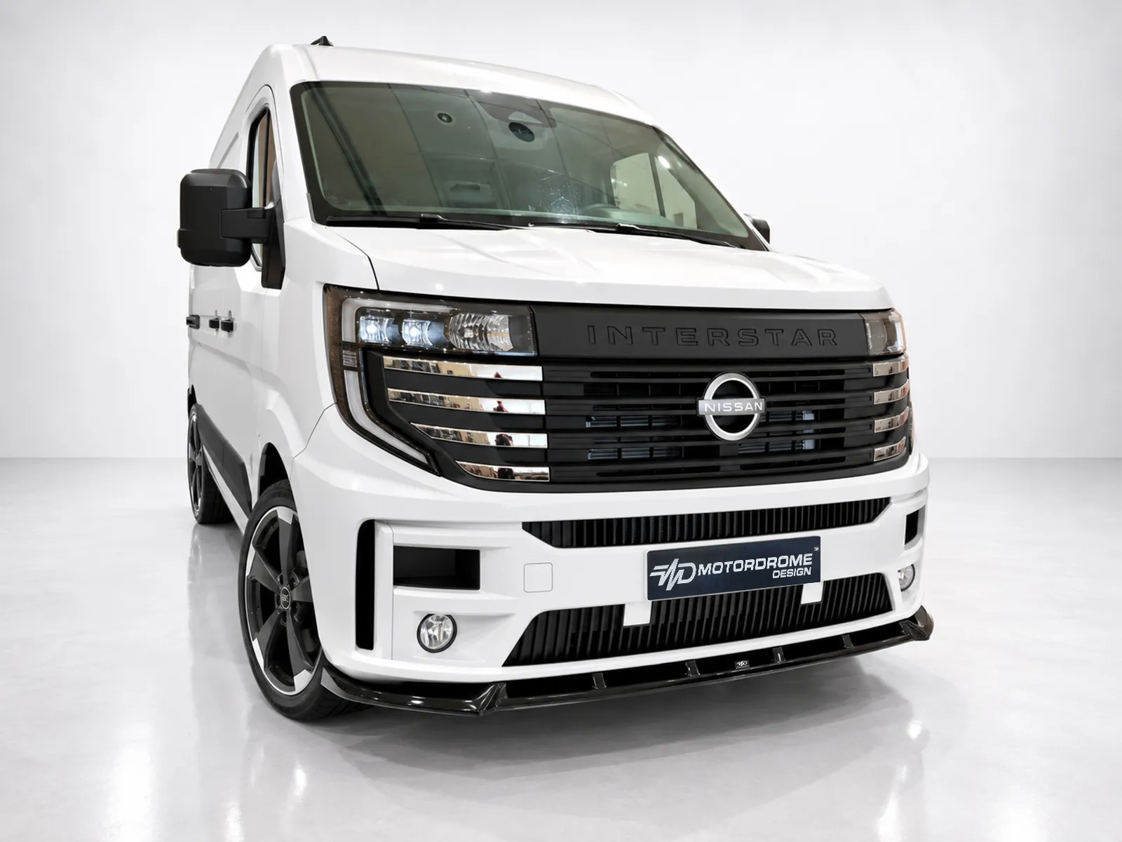 Motordrome Design Front Splitter V.2 Nissan Interstar Mk4 / Renault Master Mk4