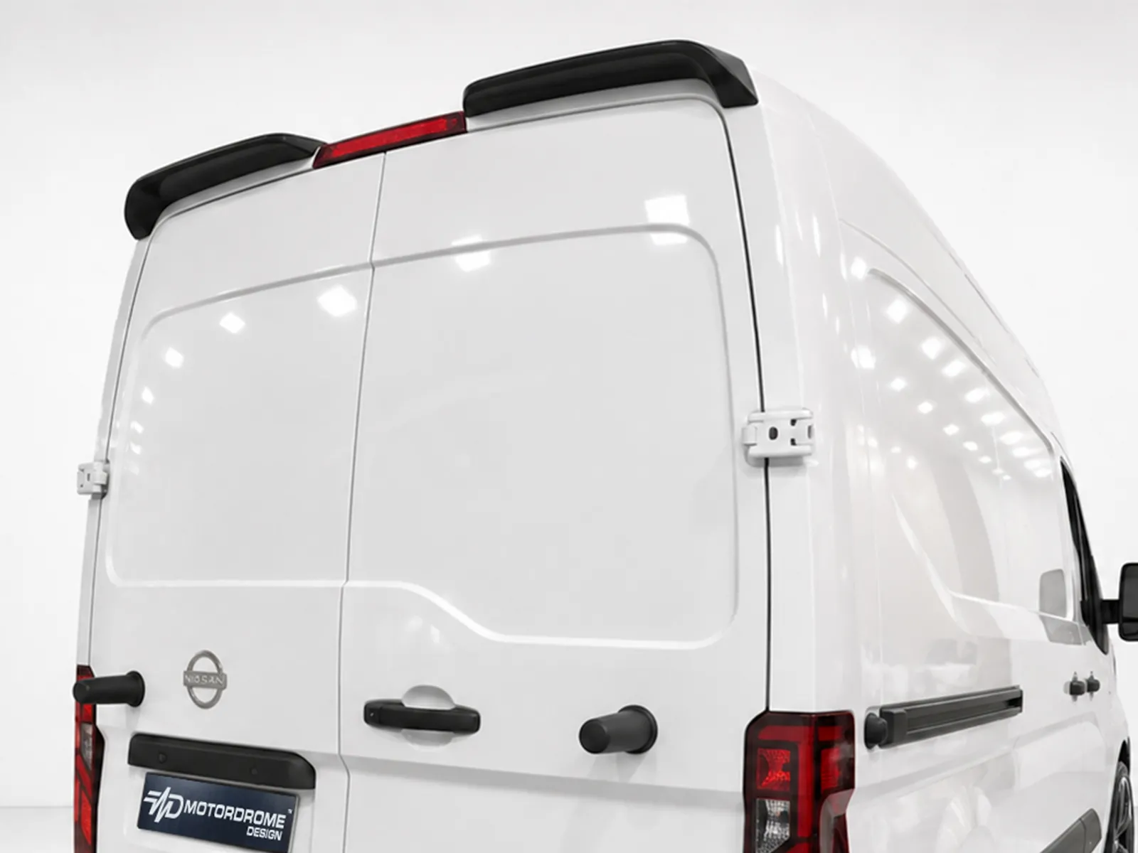 Motordrome Design Roof Spoiler Barn Doors Nissan Interstar Mk4 / Renault Master Mk4