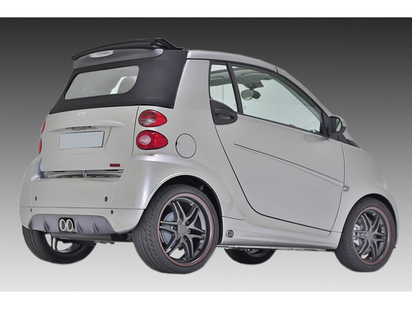 Rear Diffuser Smart Fortwo 451 Facelift Anniversary Edition