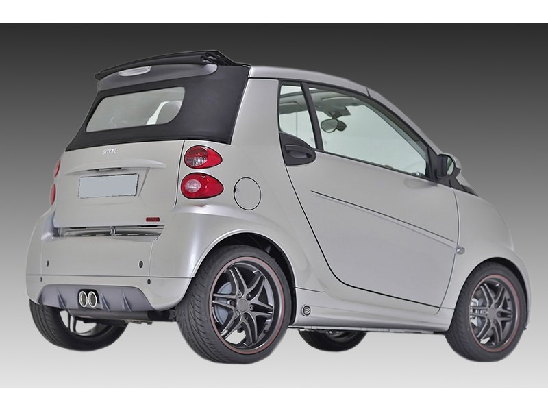 Rear Diffuser Smart Fortwo 451 Facelift Anniversary Edition Rear Diffuser Smart Fortwo 451 Facelift Anniversary Edition