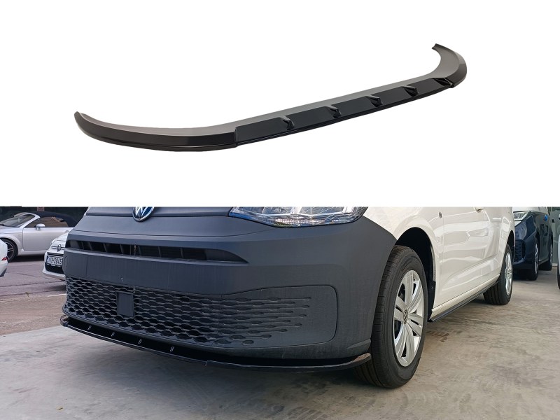 Front Splitter  V.2 Volkswagen Caddy Mk5 (2021-) Front Splitter  V.2 Volkswagen Caddy Mk5 (2021-)