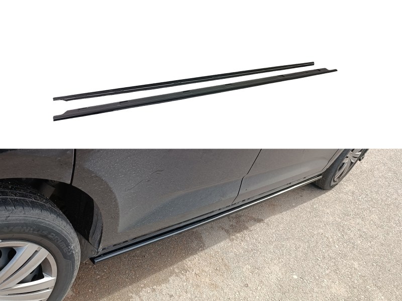 Side Skirts Extensions Volkswagen Caddy Mk5 / Ford Transit Connect L1 Mk3 Side Skirts Extensions Volkswagen Caddy Mk5 / Ford Transit Connect L1 Mk3