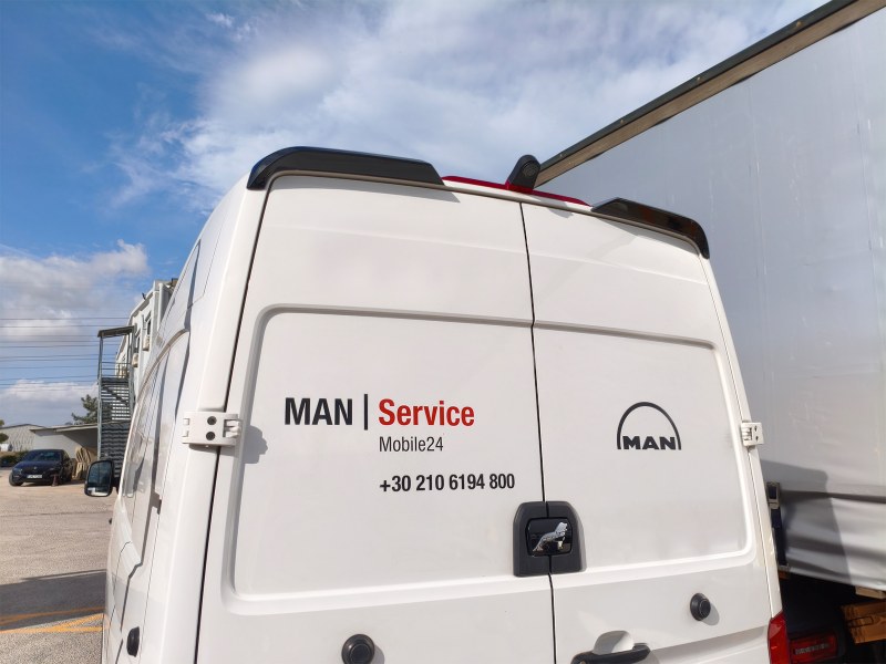 Αεροτομή Οροφής V.2 Διπλή Πόρτα Volkswagen Crafter Mk2 / MAN TGE