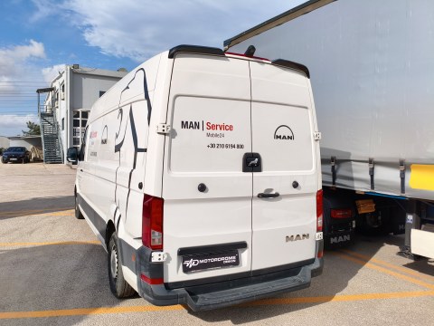 Αεροτομή Οροφής V.2 Διπλή Πόρτα Volkswagen Crafter Mk2 / MAN TGE - 