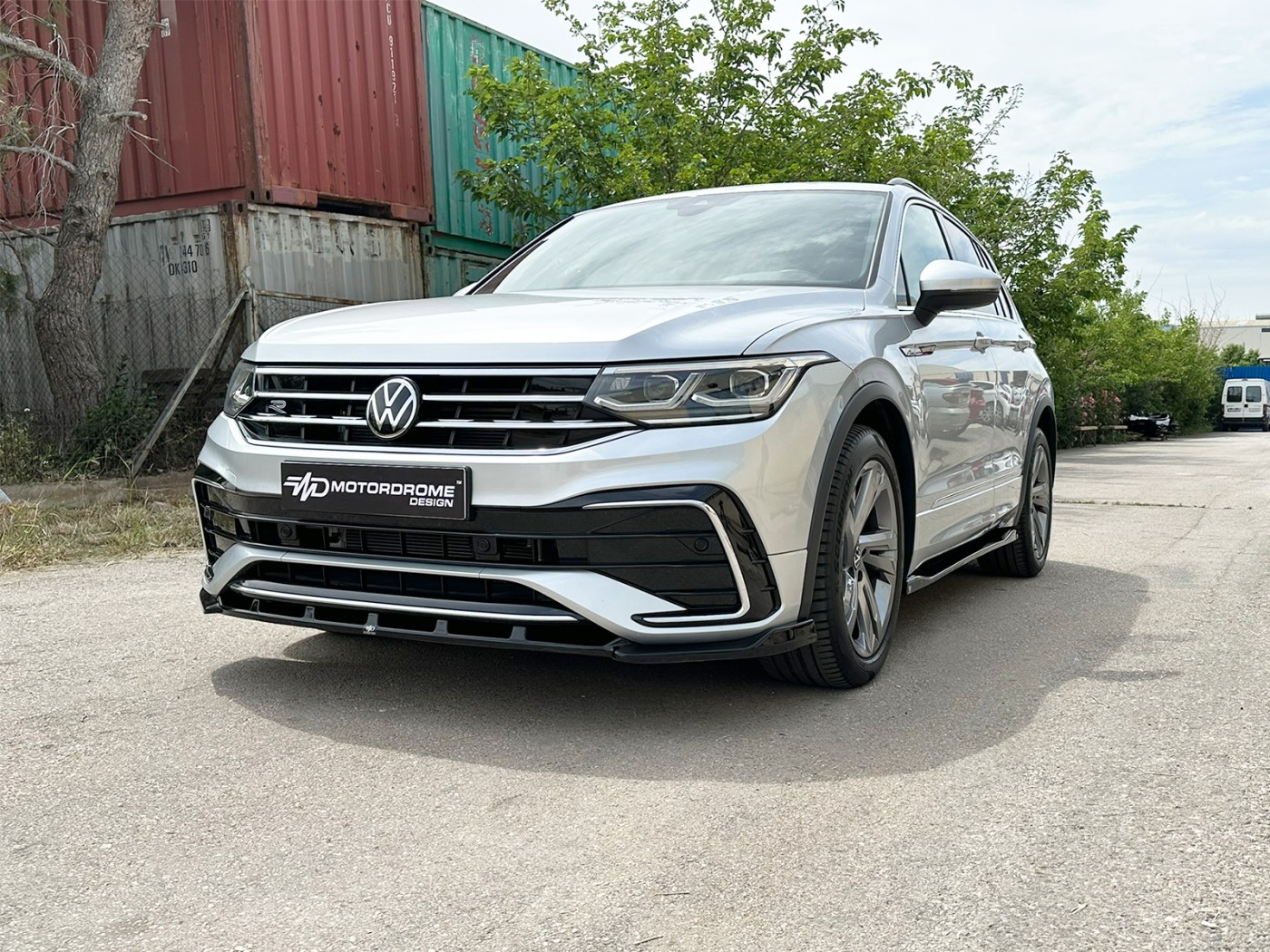 Front Splitter Volkswagen Tiguan R / R-Line Mk2 Facelift (2020-2024 ...