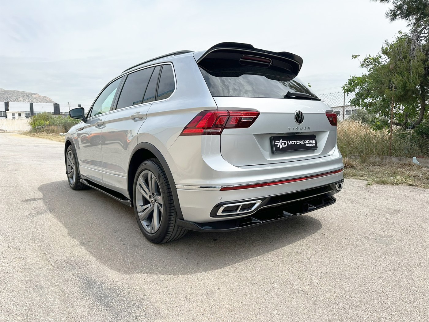 Rear Splitter Volkswagen Tiguan R-Line Mk2 Facelift (2020-2024 ...