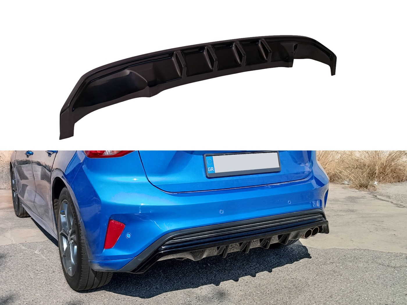 Rear Diffuser Ford Focus Mk4 ST-Line (2018-2022)