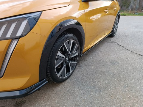 Side Skirts Extensions V.2 Peugeot 208 Mk2 (2019-) -  Side Skirts Extensions V.2 Peugeot 208 Mk2 (2019-) -