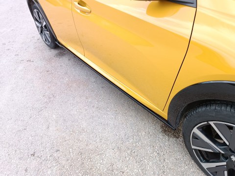 Side Skirts Extensions V.2 Peugeot 208 Mk2 (2019-) -  Side Skirts Extensions V.2 Peugeot 208 Mk2 (2019-) -