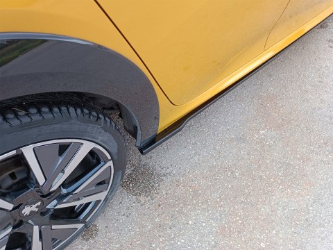 Side Skirts Extensions V.2 Peugeot 208 Mk2 (2019-) -  Side Skirts Extensions V.2 Peugeot 208 Mk2 (2019-) -
