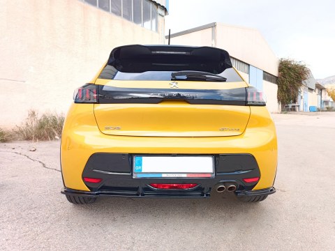 Rear Splitter Peugeot 208 Mk2 (2019-) -  Rear Splitter Peugeot 208 Mk2 (2019-) -