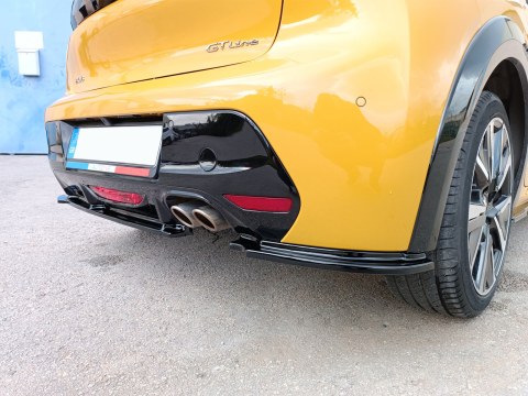 Rear Splitter Peugeot 208 Mk2 (2019-) -  Rear Splitter Peugeot 208 Mk2 (2019-) -