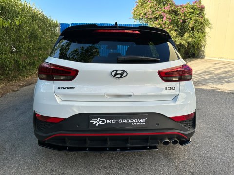 Rear Splitter Hyundai i30 Mk3 N-Line Hatchback Facelift (2020-) -  Rear Splitter Hyundai i30 Mk3 N-Line Hatchback Facelift (2020-) -