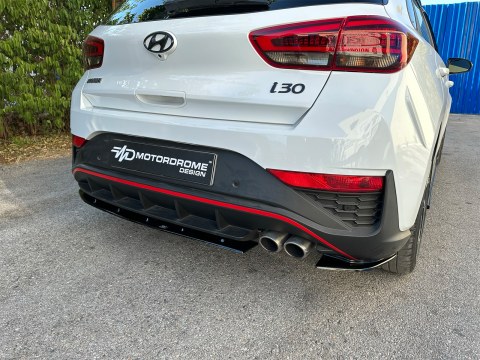 Rear Splitter Hyundai i30 Mk3 N-Line Hatchback Facelift (2020-) -  Rear Splitter Hyundai i30 Mk3 N-Line Hatchback Facelift (2020-) -