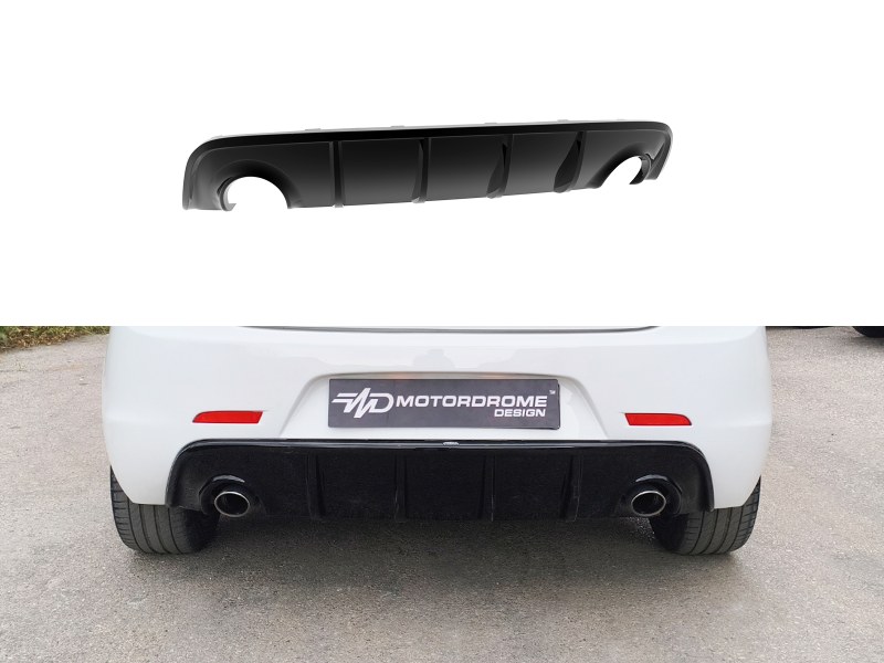 Rear Diffuser Alfa Romeo Giulietta (Exhaust L+R)