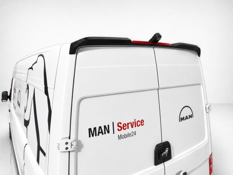 Αεροτομή Οροφής V.1 Διπλή Πόρτα Volkswagen Crafter Mk2 High Roof H2 / MAN TGE High Roof H2