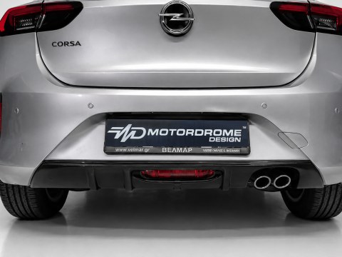 Πίσω Διαχύτης με Διπλή Εξάτμιση Opel Corsa F GS-Line (2019-)