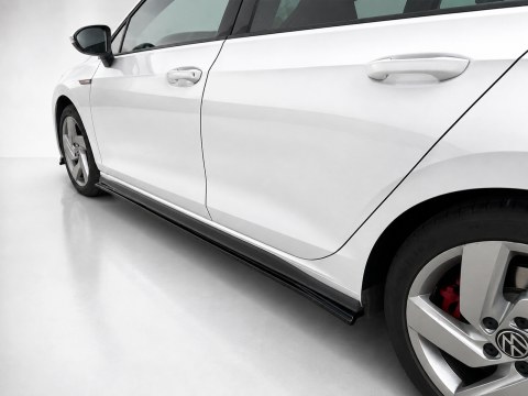 Side Skirts Extensions V.1 Volkswagen Golf Mk8 GTI / GTE / GTI Clubsport / R-Line