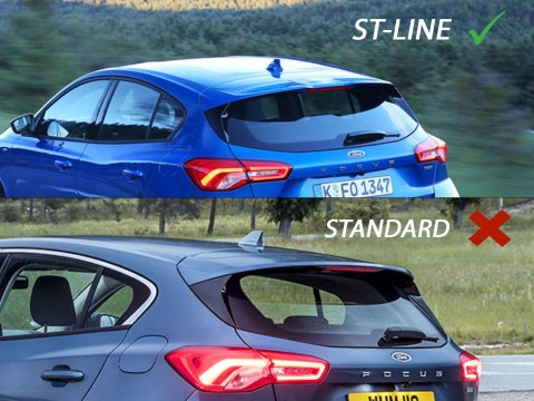 Επιπρόσθετη Αεροτομή Ford Focus Mk4 ST-Line (2018-)