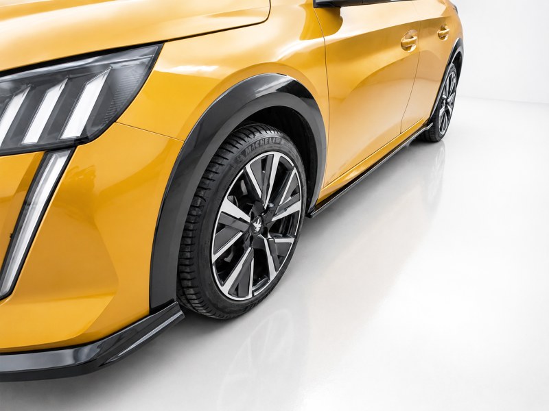 Side Skirts Extensions V.2 Peugeot 208 Mk2 (2019-)